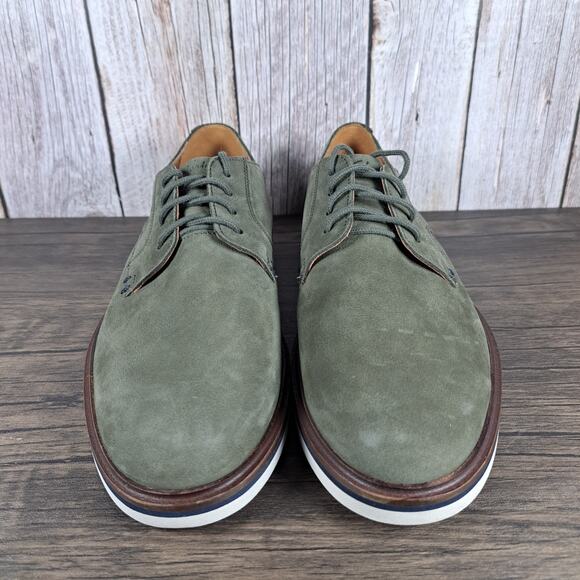 Clarks Collection Malwood Plain Derby Lace Up Dress Shoes Men\'s Sz 9 Green (VGC) main image 6